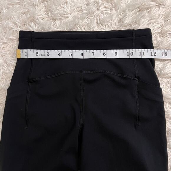 Lululemon Black Swift Speed High-Rise Crop 21" Size 4 - Picture 10 of 11